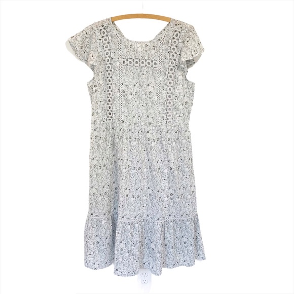 Lucky Brand Grace Midi Dress Floral Size Medium - Picture 3 of 15